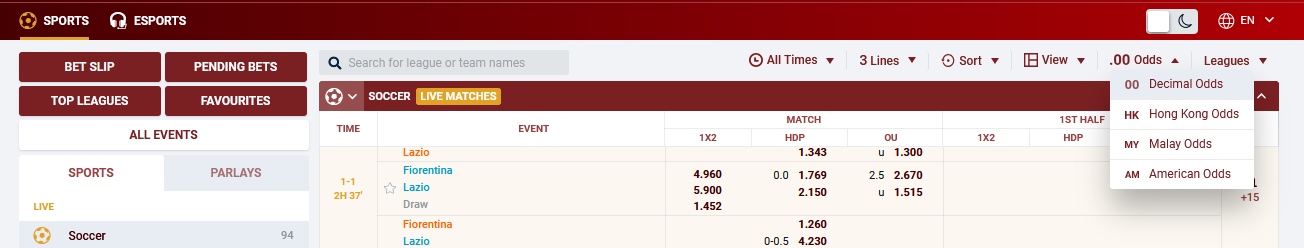 Banner do topo do site Pinnacle